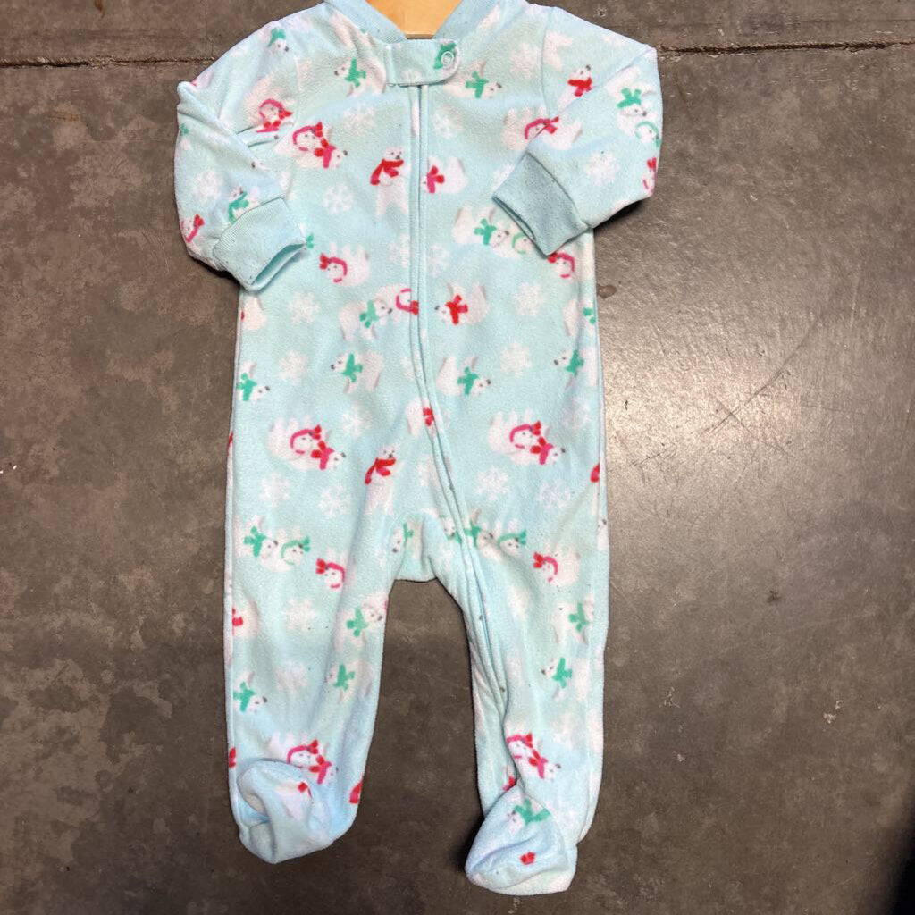 Carter's Fleece Polar Bear Pjs - 6m