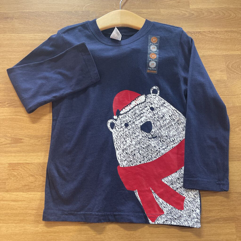 NWT Gymboree Polar Bear LS Tee - 3T