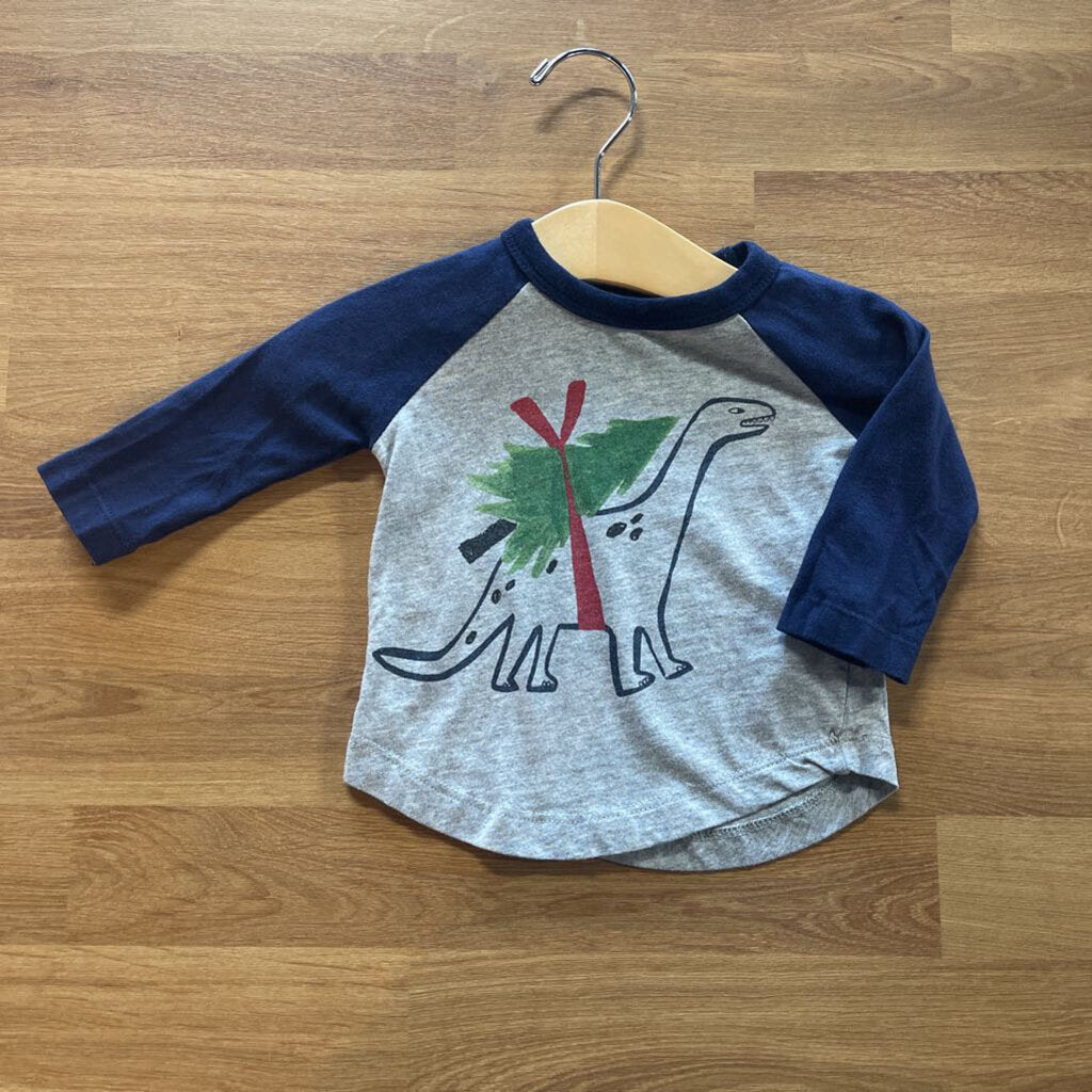 Gymboree Dino Tree LS Tee - 0/3m