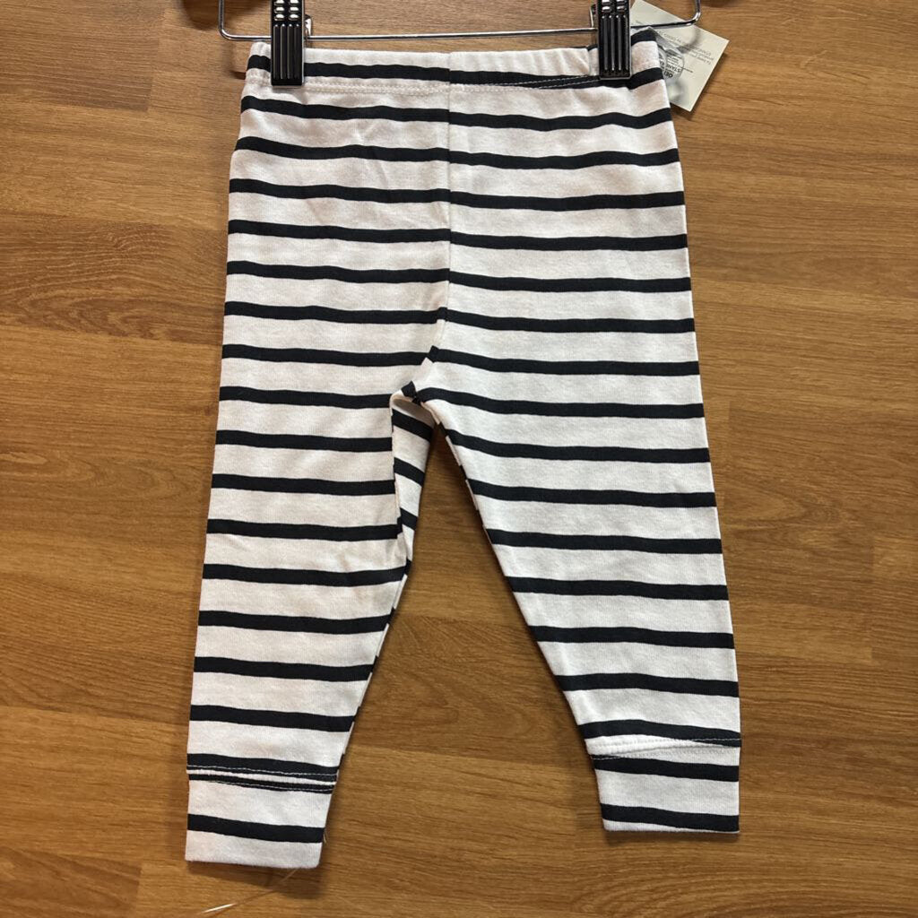 NWT Cloud Island Stripped Soft Pants 6-9m