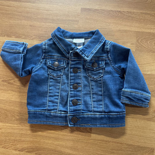 Cat Jack Denim Jacket 0-3M