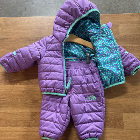 The North Face Puffer Jacket & Pants Set - 3/6m