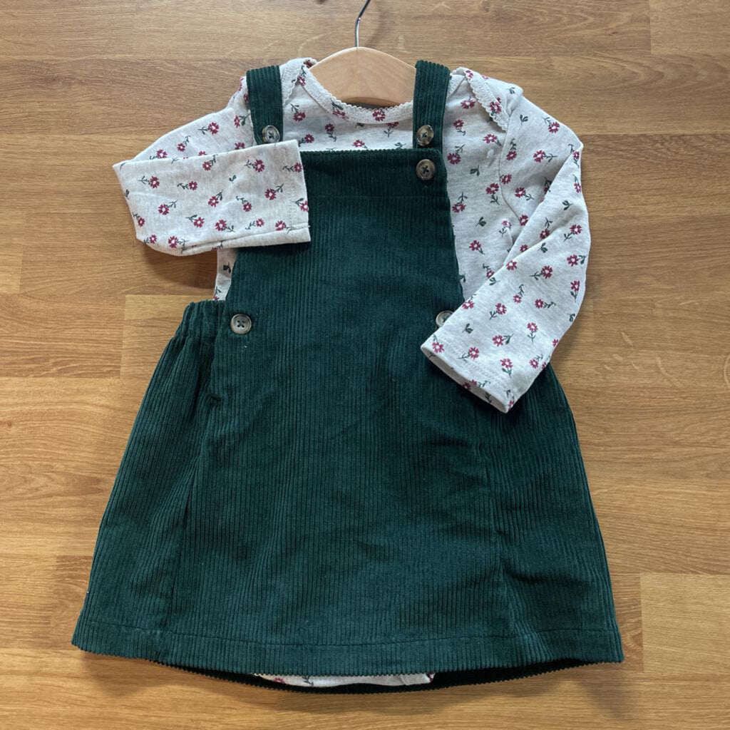 Carter's Corduroy Jumper & LS Onesie - 9m