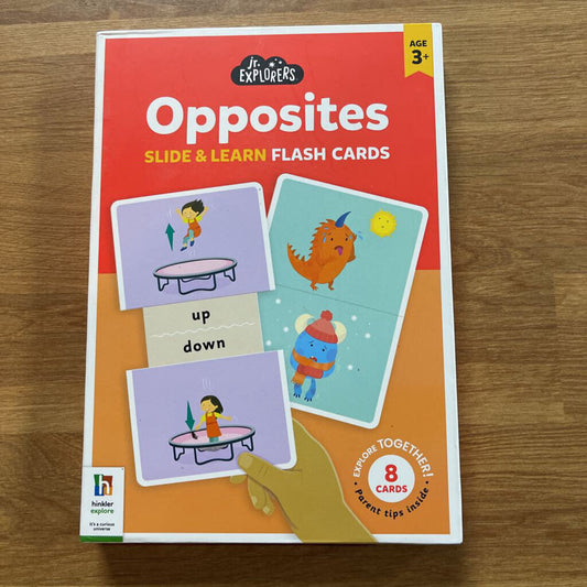 Jr. Explorers Opposites Flash Cards