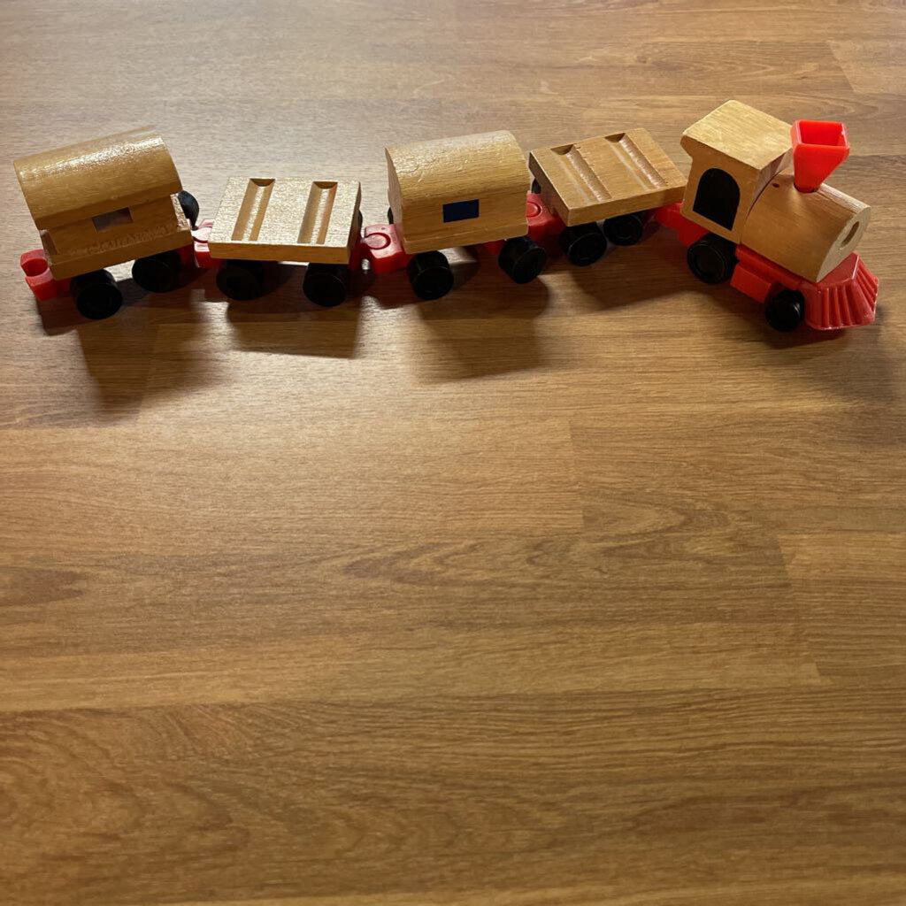 Wood Train Set