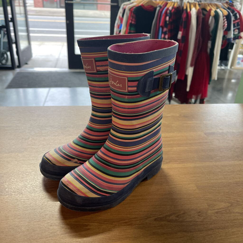 Joules Stripe Rain Boots - 13