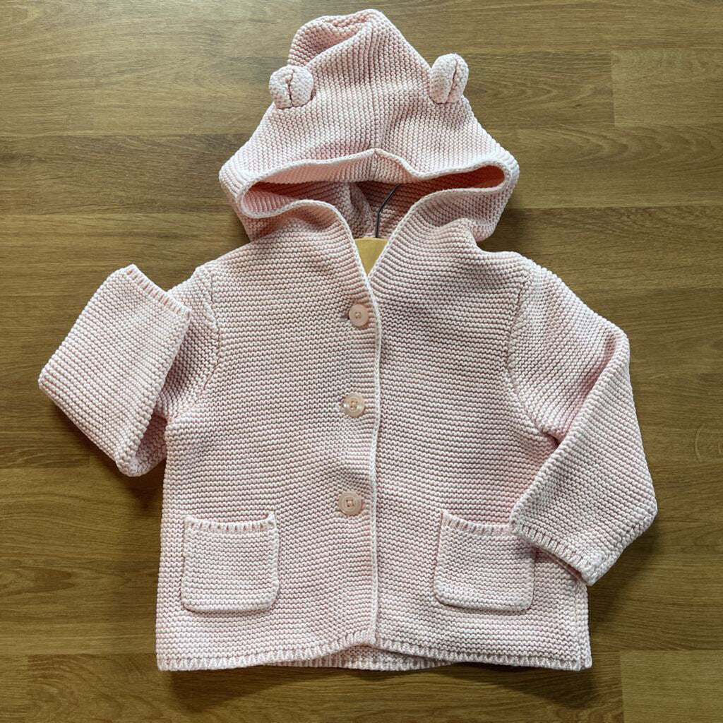 Baby Gap Knit Hoodie Cardigan - 6/12m