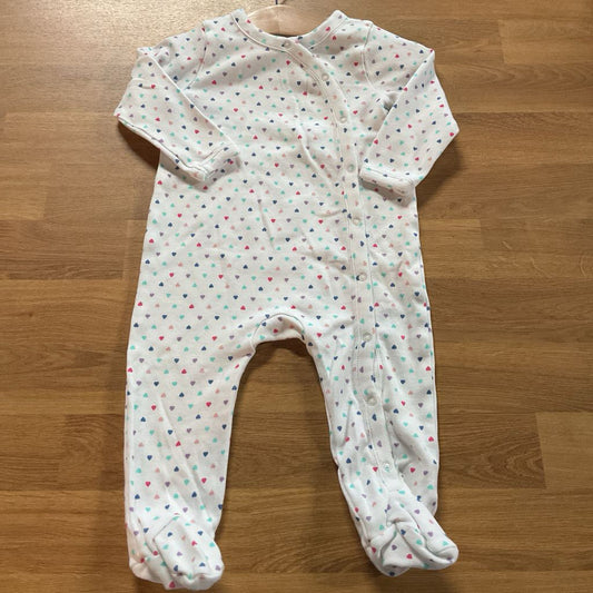 Nordstrom Baby Heart Snap Sleeper - 6m