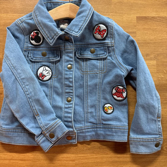 Disney Tutu Couture Patch Denim Jacket 4T