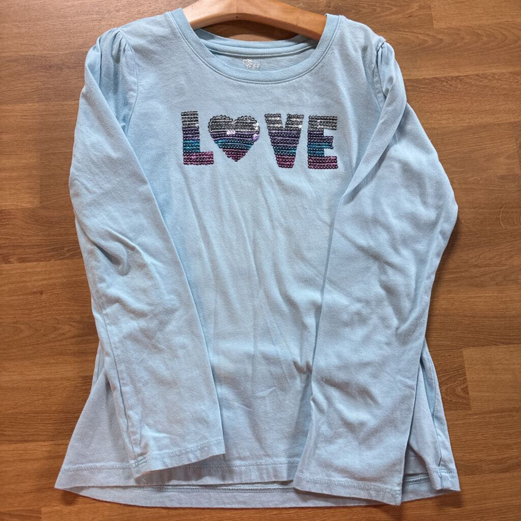 Children's Place Love LS Tee 10-12