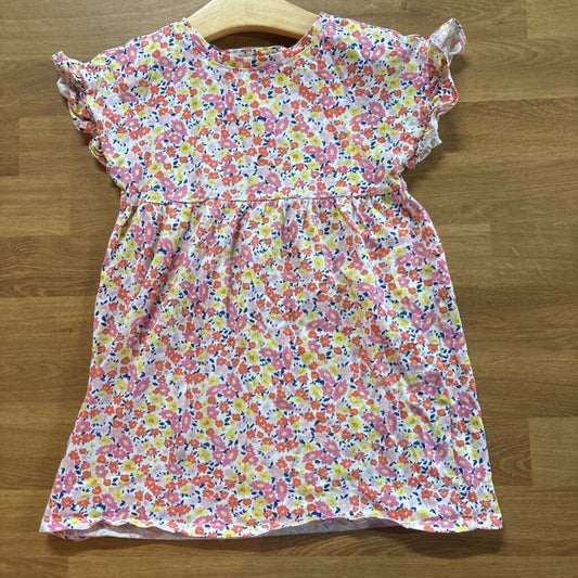 Old Navy Flower SS Dress 4T