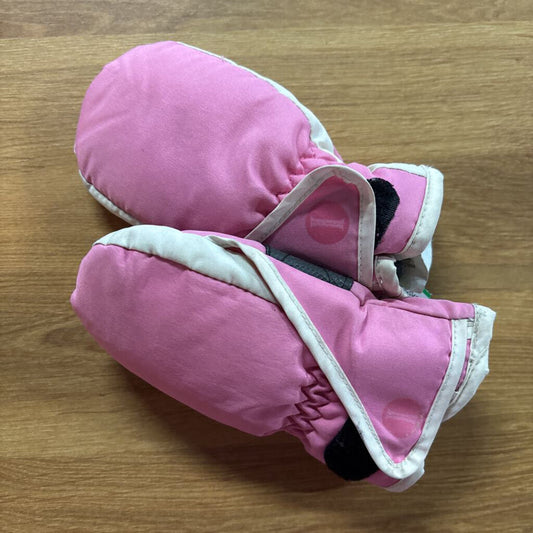 3m Pink Mittens - 2/4T