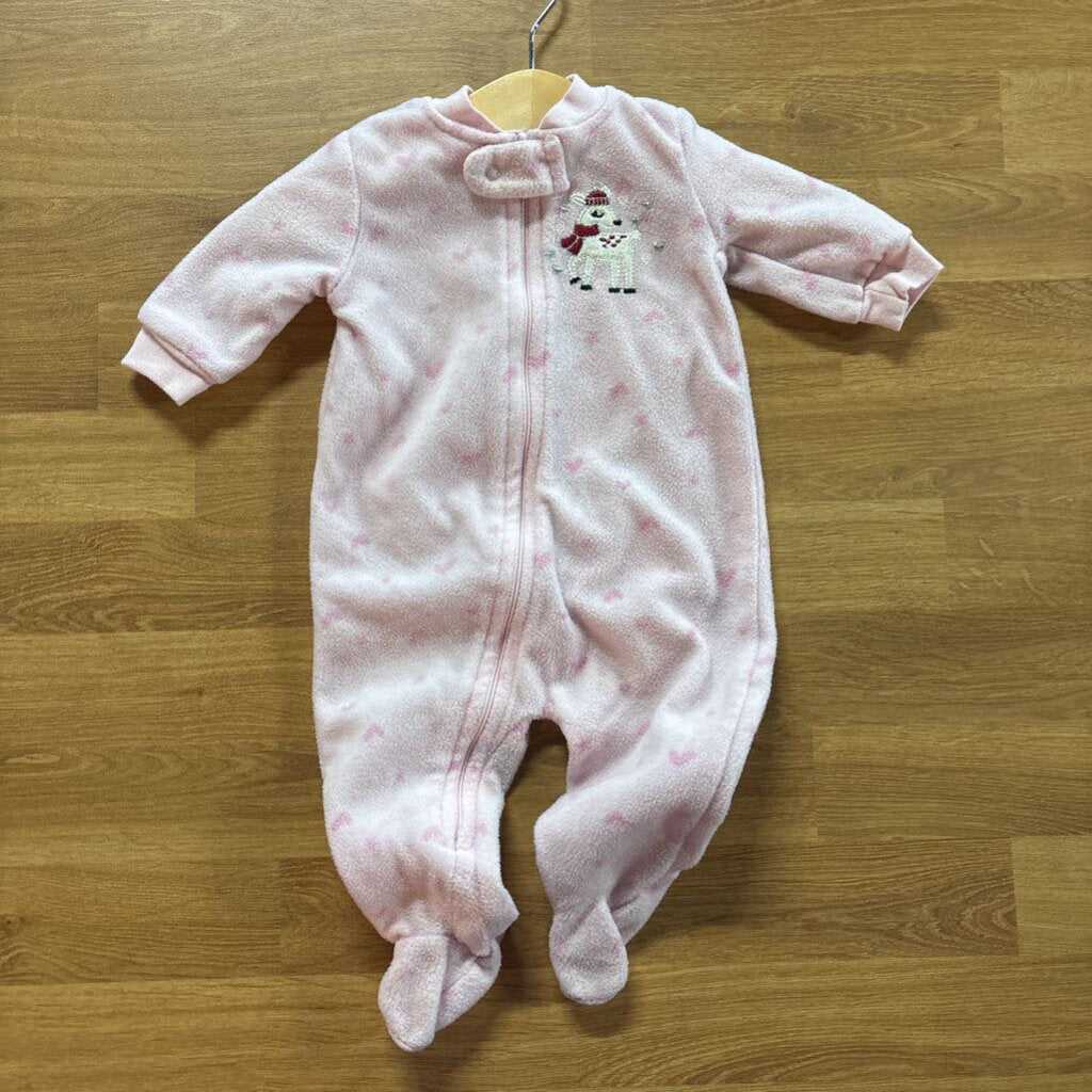 Bon Bebe Heart Reindeer Pjs - 0/3m