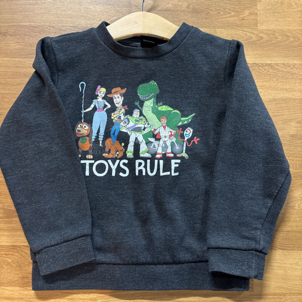 Toy Story Toys Rule Crewneck - 5T