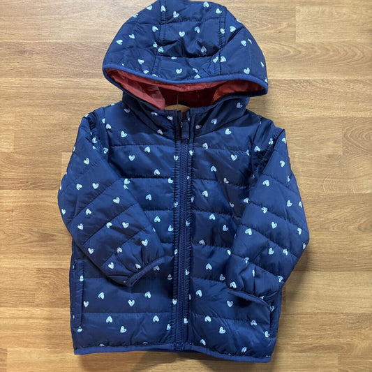 Carter's Heart Puffer Jacket - 18m