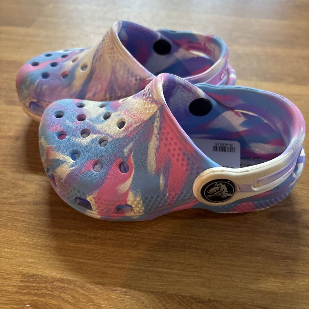 Crocs Blue Tie Dye - 6