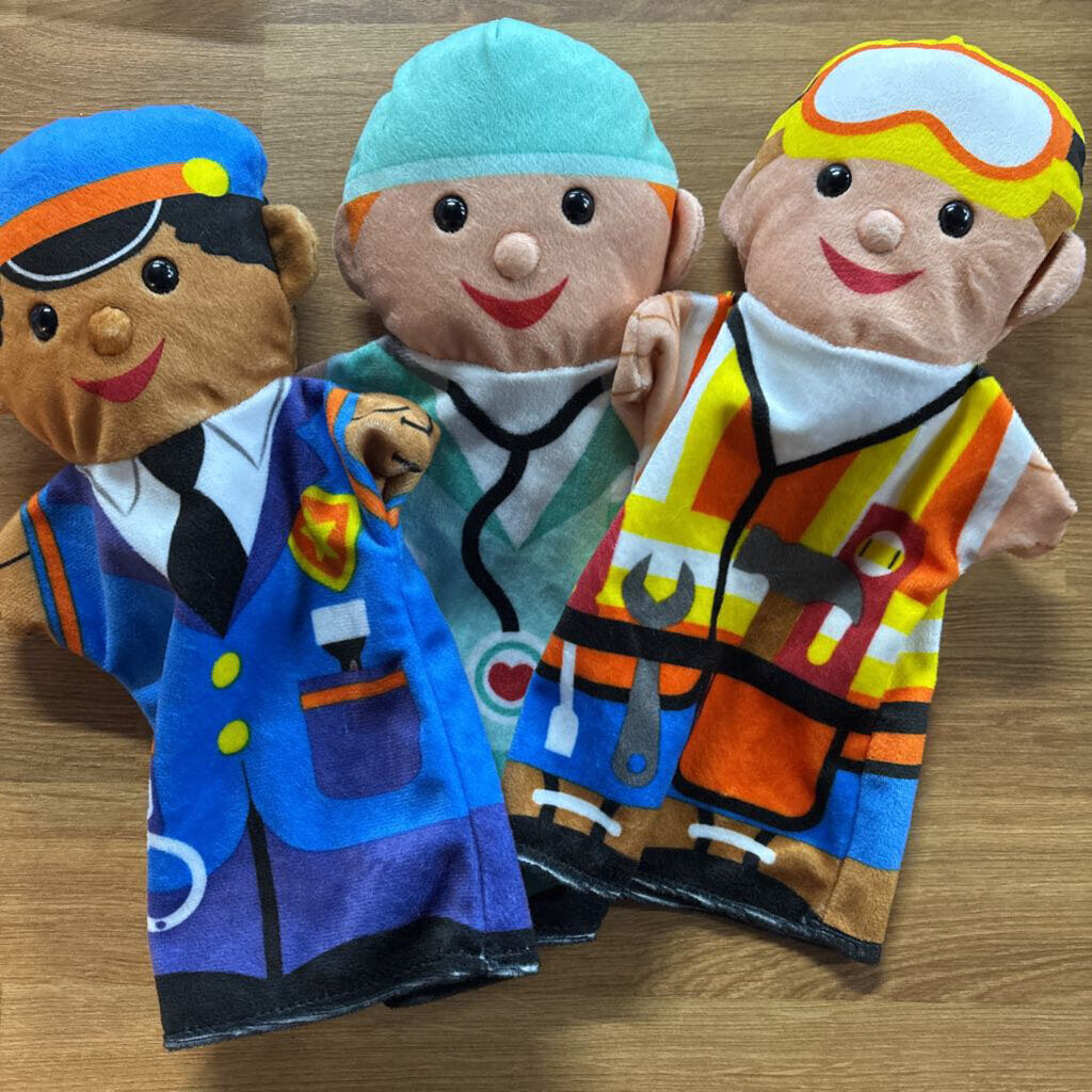 Bag of 3 People Puppets