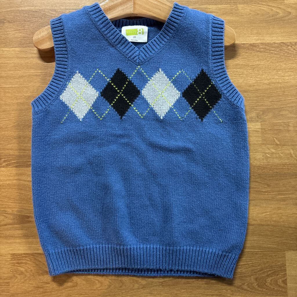 Crazy 8 Sweater Vest - 3t