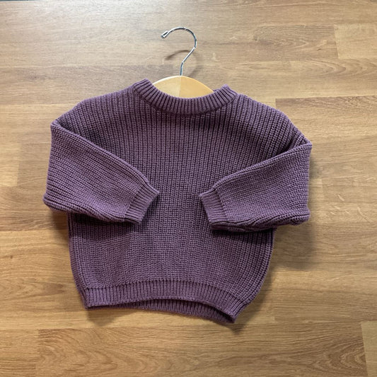 Baby Sprouts Knit Sweater - 3/6m