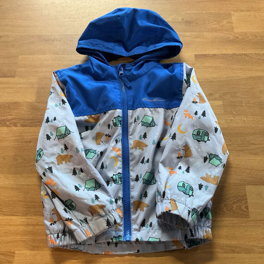 Eddie Bauer Animal Rain Jacket (some discoloration) - 3T