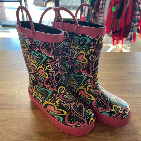 Outee Heart Rain Boots - 10