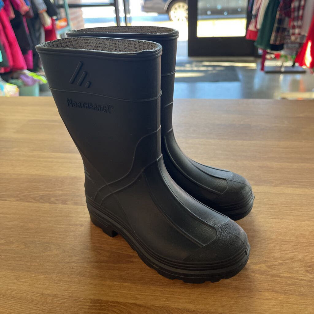 Northerner Black Rain Boots - 10