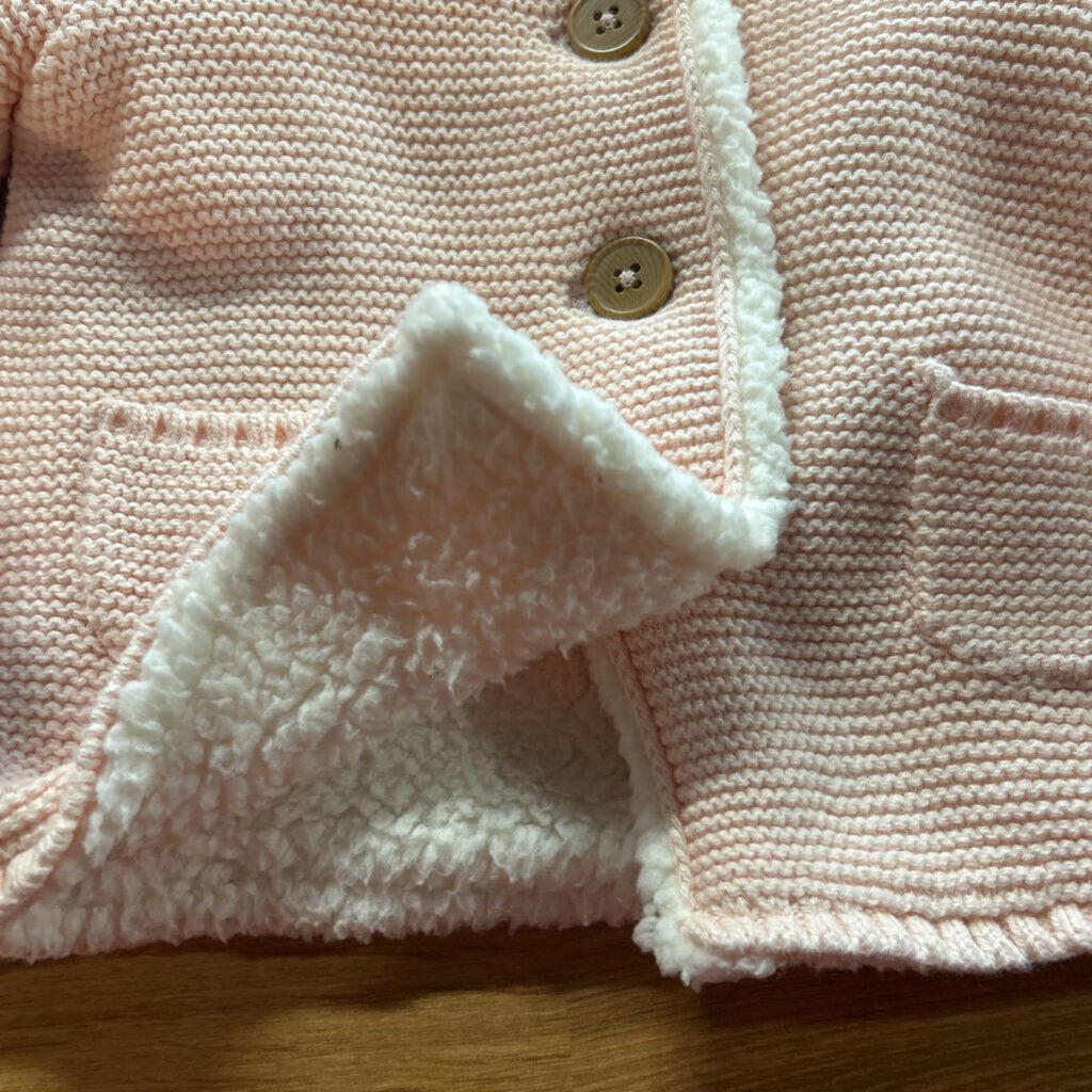 Carter's Sherpa Lined Hoodie Cardigan - 12m