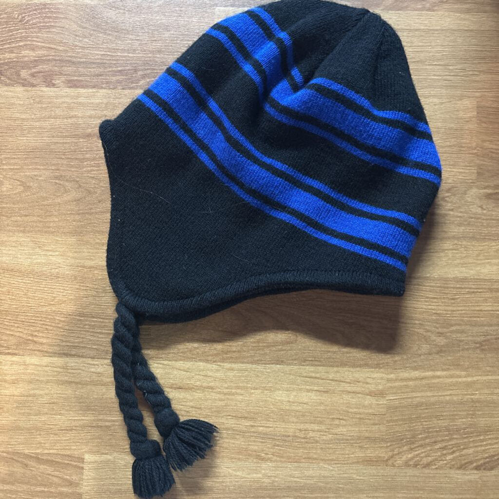 Blue/Black Knit Beanie