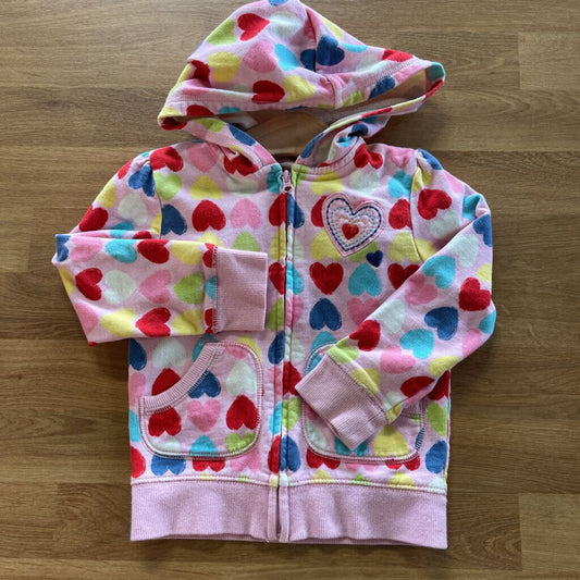 Osh Kosh Heart Zip Hoodie - 3