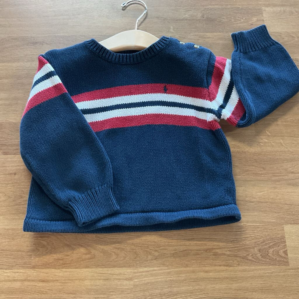 Ralph Lauren Stripe Sweater - 4T