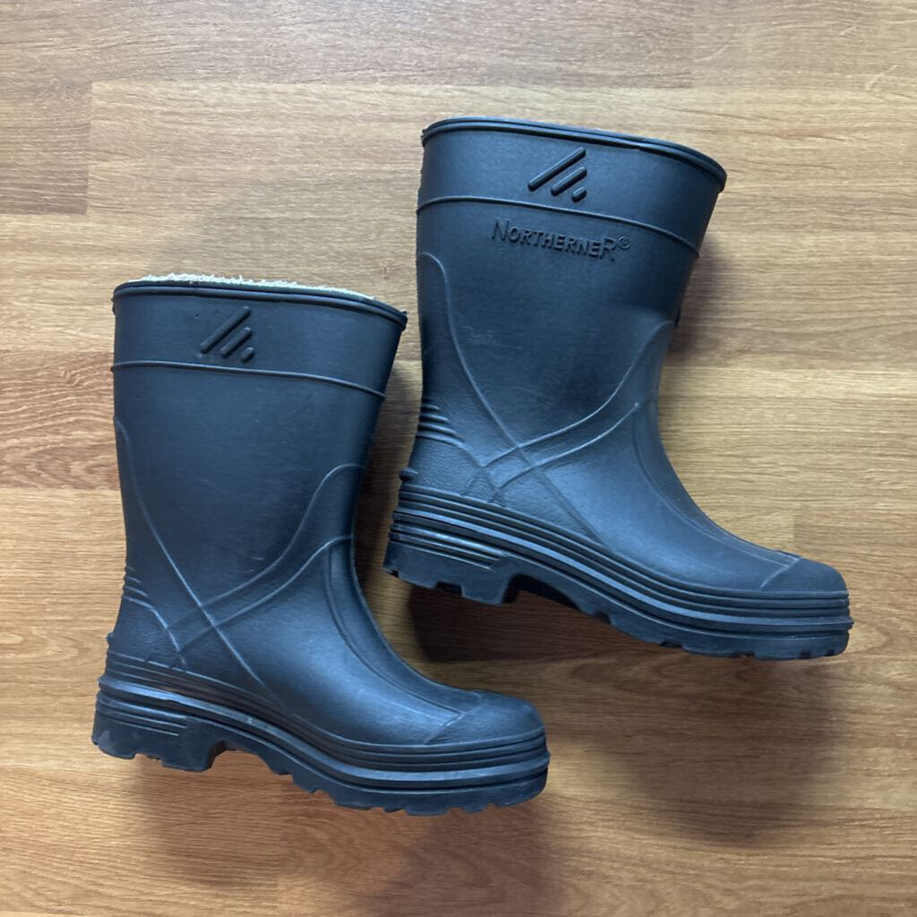 Northerner Black Rain Boots - 9