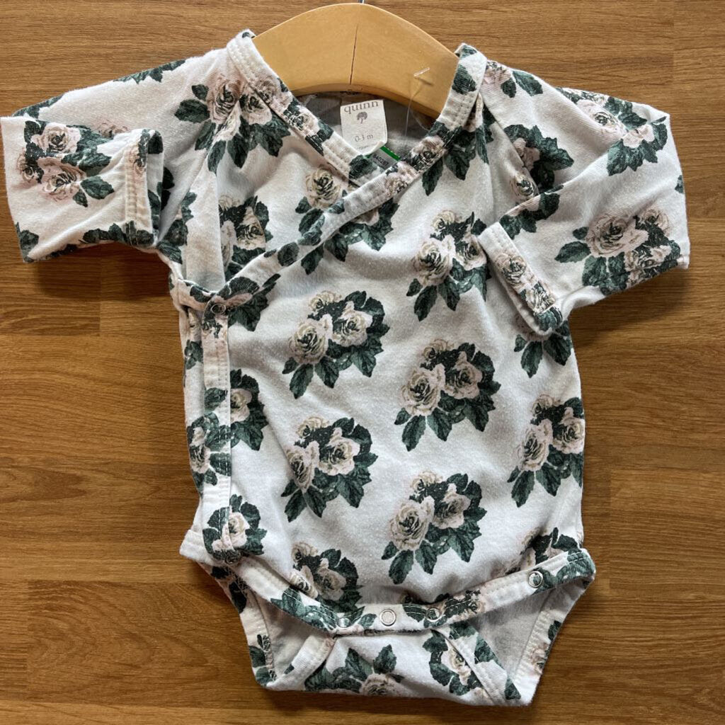 Kate Quinn Flower LS Onesie - 0/3m