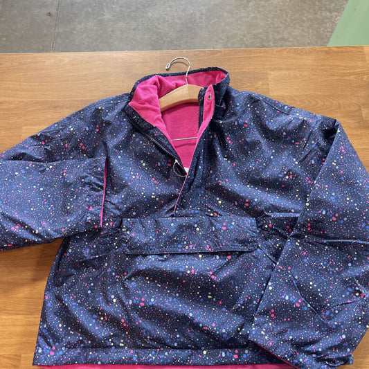 NWT Gap Kids Fleece Lined Pull Over 1/2 Zip Reversable 12