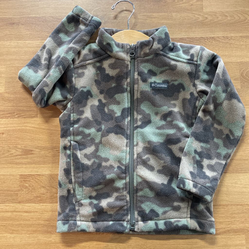 Columbia Camo Fleece Jacket 4T