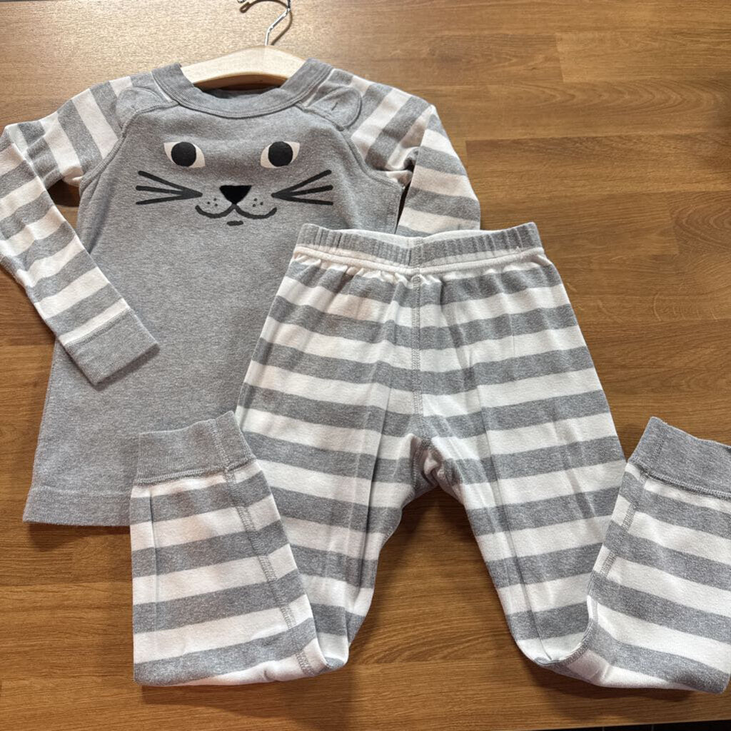 Hanna Andersson Cat PJs Set 4T