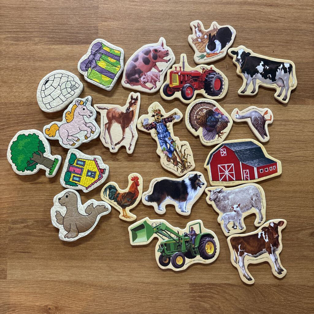 Bag of Misc. Animal Magnets