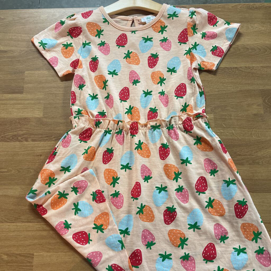 NWT Dip Strawberry SS Dress - 6/7