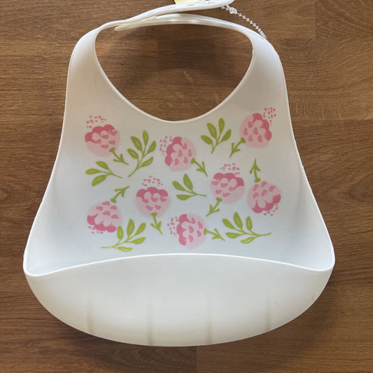 Floral Silicone Bib