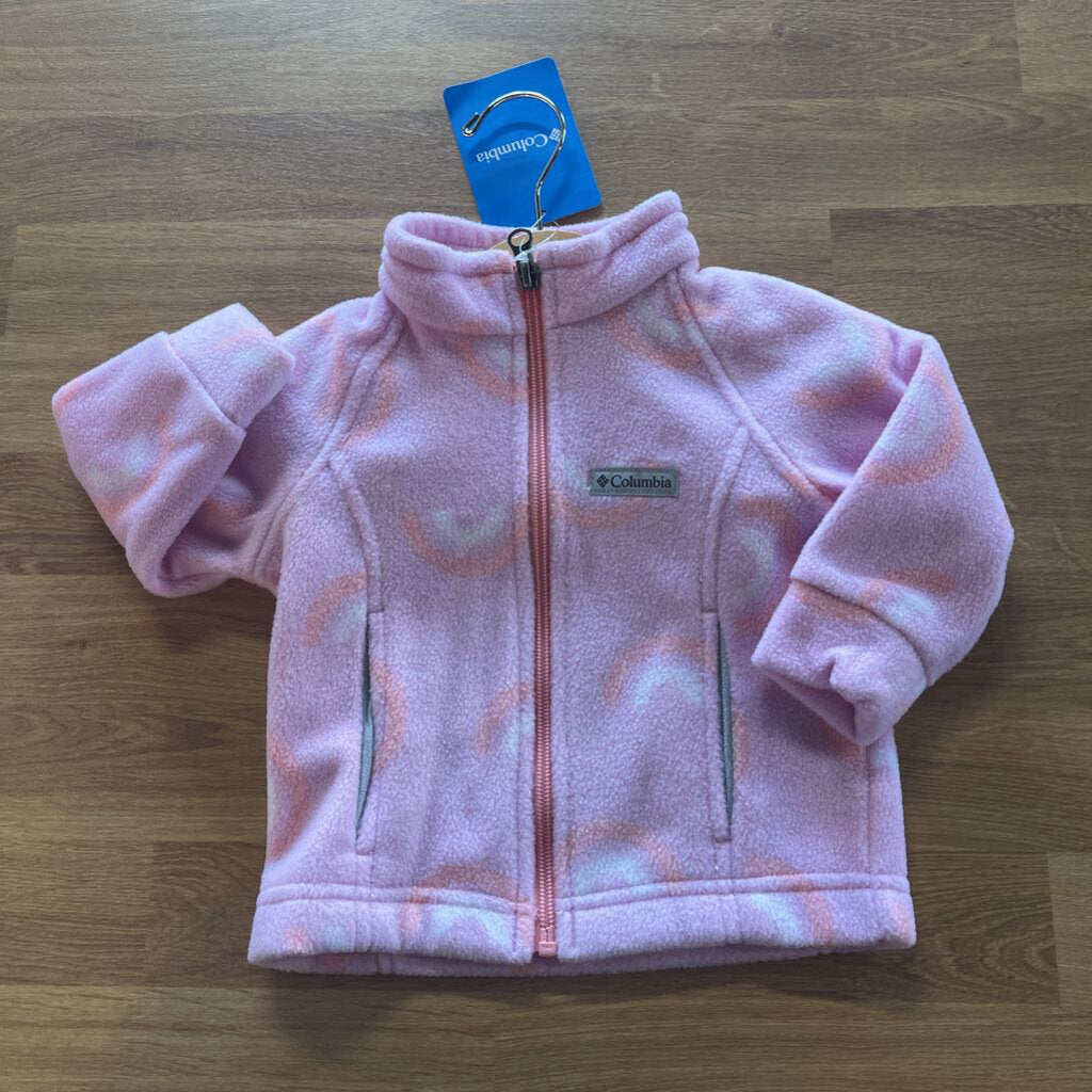 NWT Columbia Rainbow Fleece Jacket - 6/12m