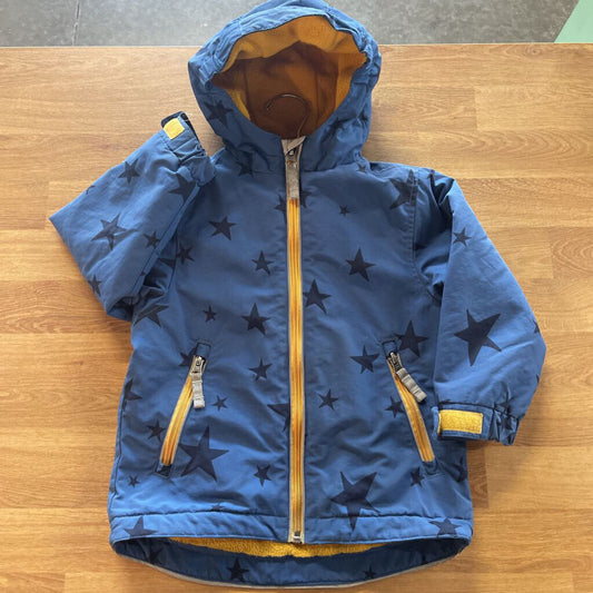 Hanna Andersson Star Fleece Lined Jacket - 3T