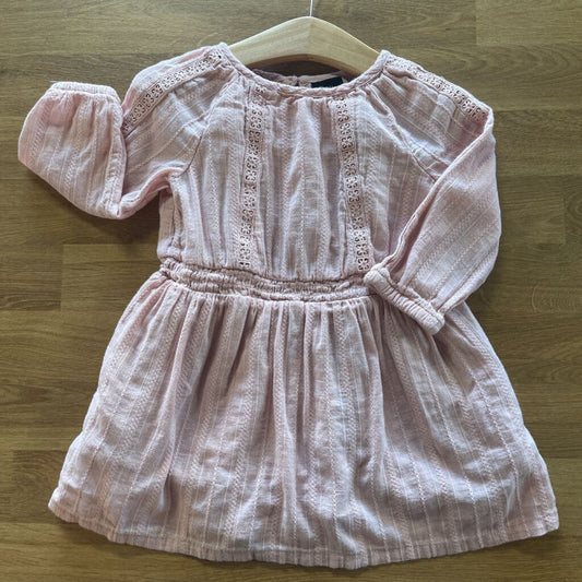 Art Class Linen LS Dress - 18m