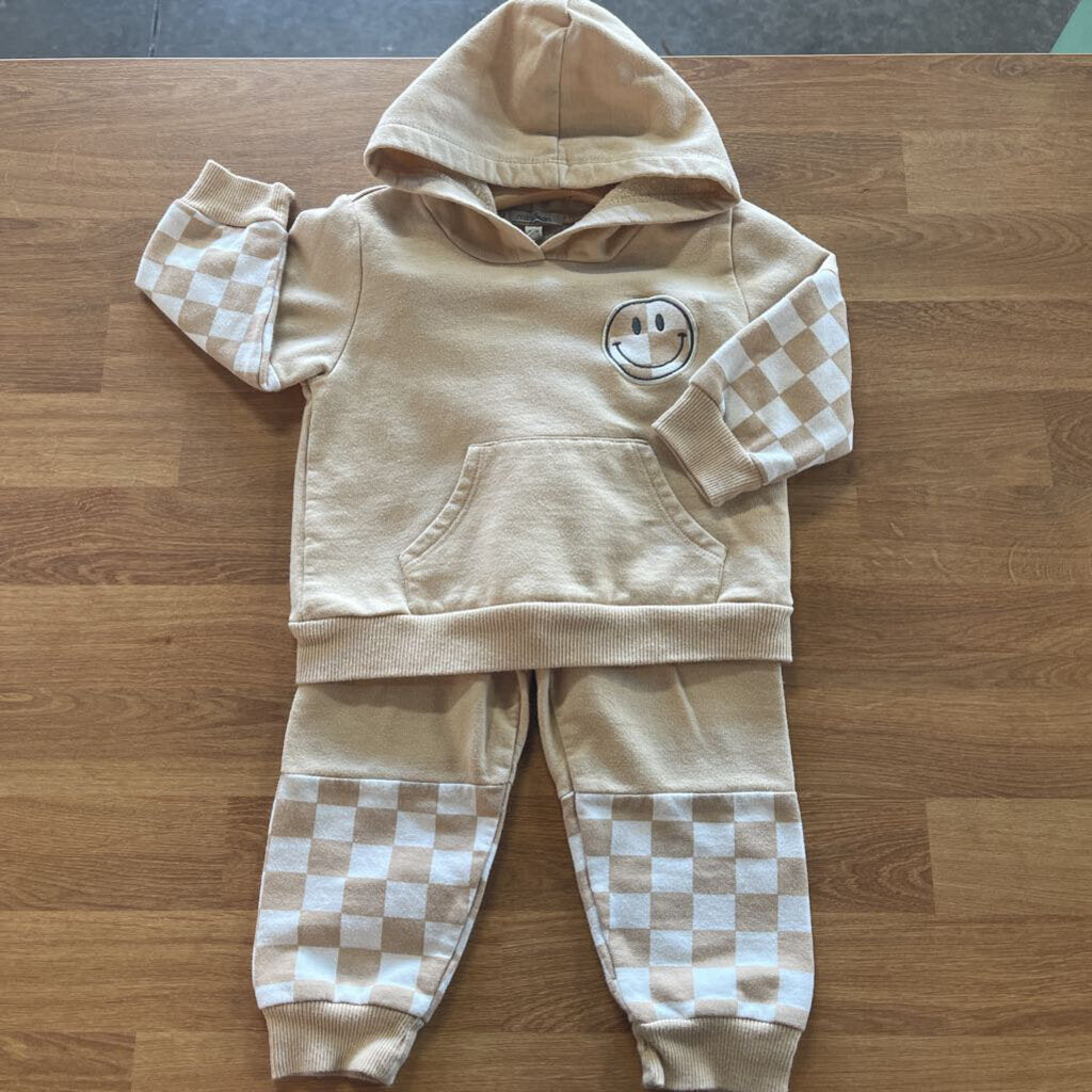 Mini Bean Check 2 Pc Set - 18m