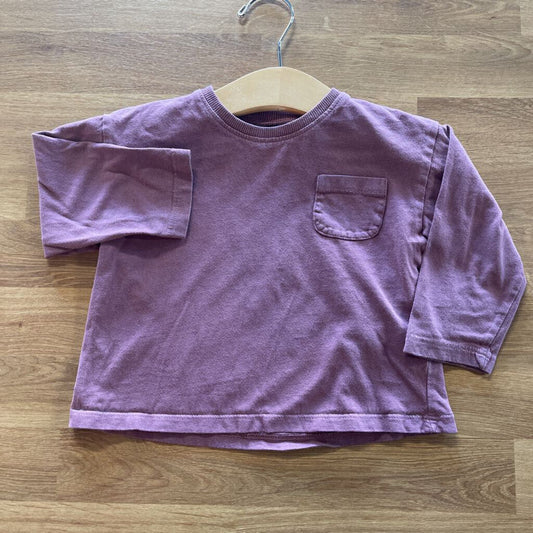 Zara Pocket LS Tee - 12/18m