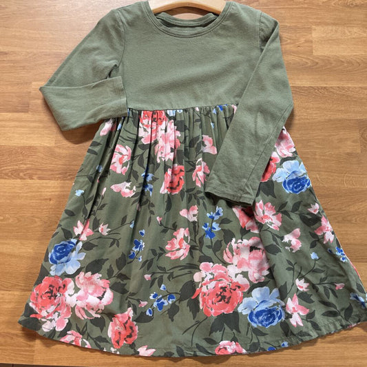 Old Navy Floral LS Dress - 5T