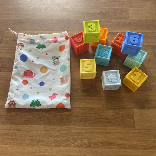 10 Silicone Blocks w/ Bag