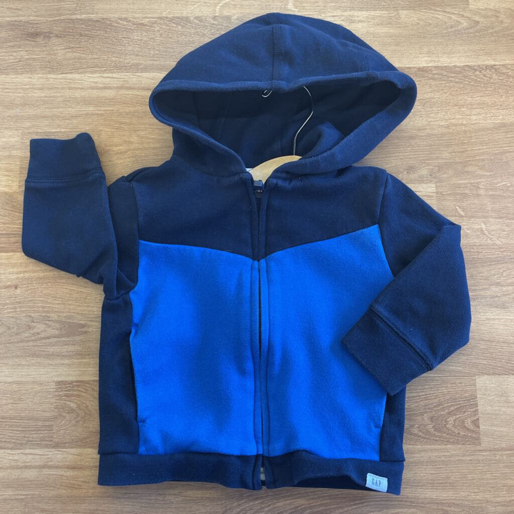 Gap Fit Zip Hoodie - 12/18m