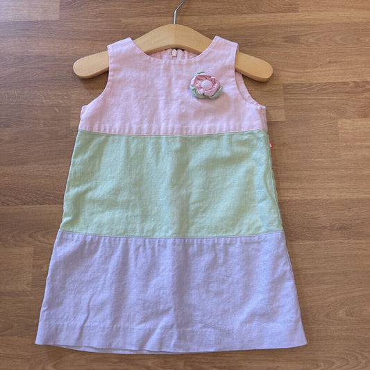 Heartstrings Color Block Tank Dress - 2T