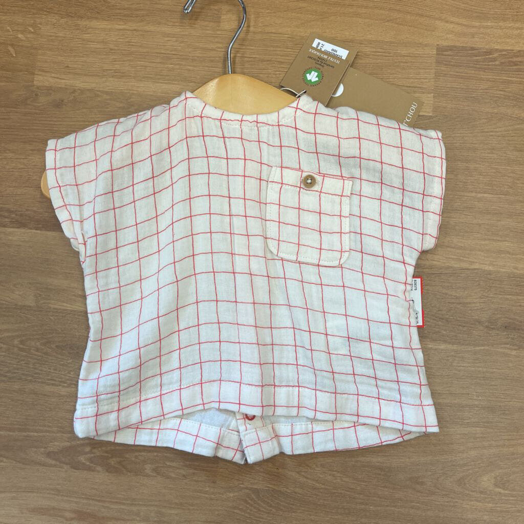 NWT Bout'chou Linen SS Top - 3m
