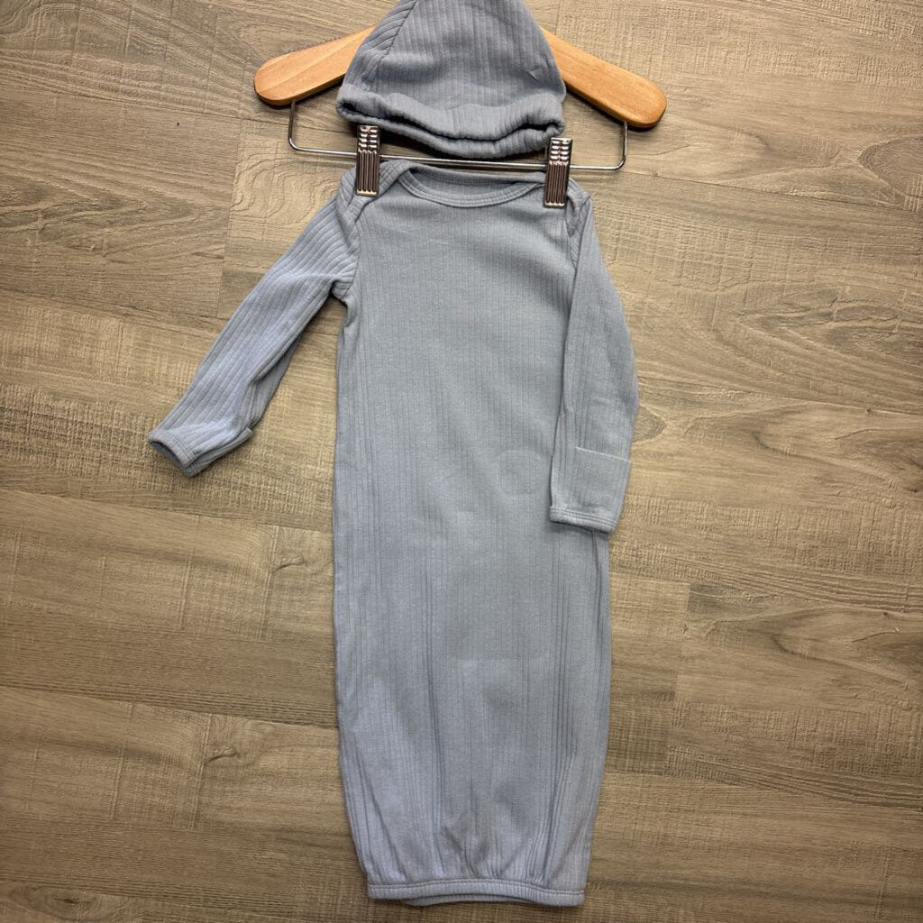 Carter's Sleeping Gown w/Hat 3M