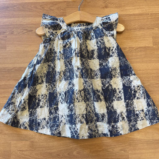 Baby Gap Splatter SS Dress w/ Bloomers - 6/12m